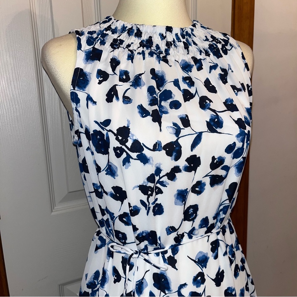 Elizabeth and James Lani Ink Floral Print Maxi Dress